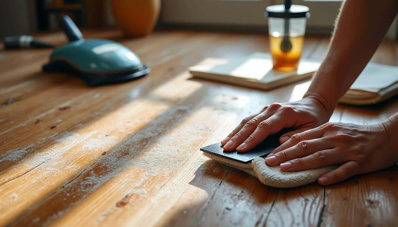 Nos conseils pour bien préparer la surface d’un parquet avant la ponceuse