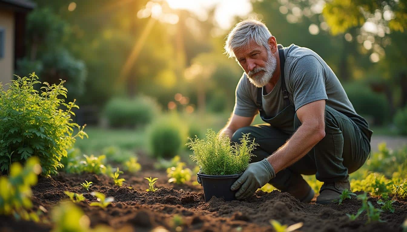 Conseils pour utiliser un transplantoir sur un sol sec au jardin