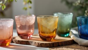 Décryptage : les coloris tendance du verre soufflé en décoration