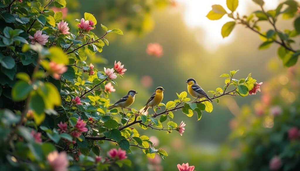 Des solutions pour favoriser la biodiversité extérieure grâce à une haie de jardin