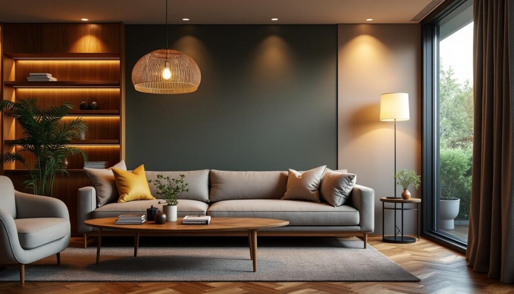 Quelles sont les meilleures idées modernes d'installation de luminaires pour votre salon ?