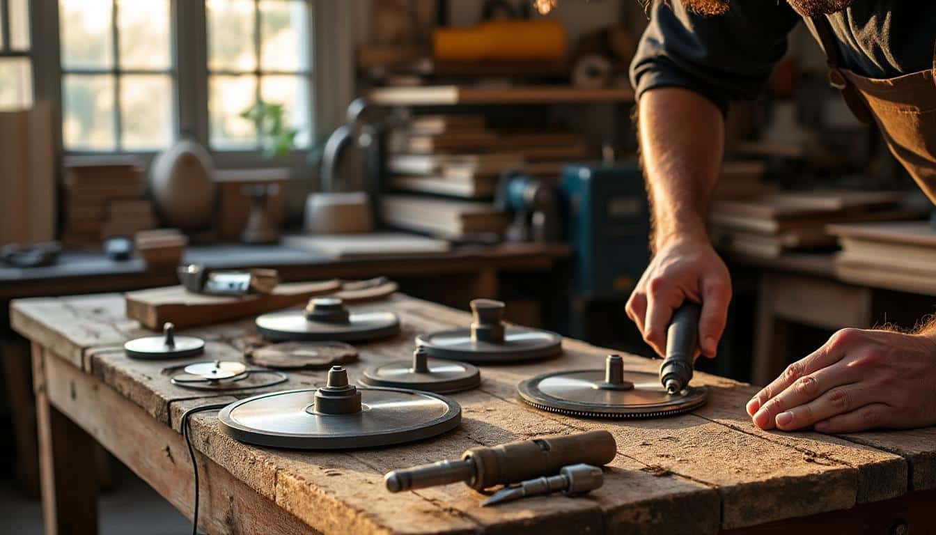 Illustration: Comprendre la scie circulaire à onglet : définitions et types essentiels