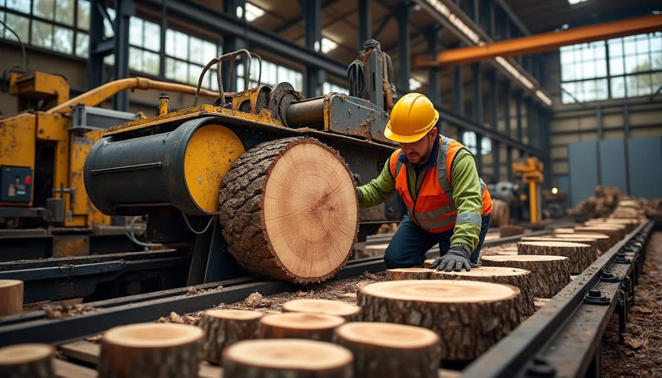 Illustration: Comment fonctionnent les scies à grumes et quelles sont leurs caractéristiques techniques ?