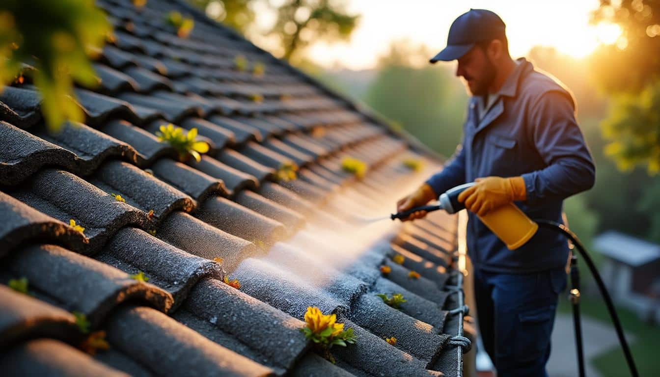 Illustration: Comprendre le rôle de l’antimousse et de l’hydrofuge pour la protection de la toiture