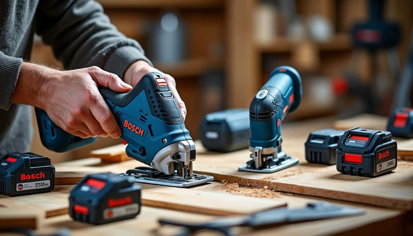 Illustration: Comment combiner la batterie de votre scie sauteuse Bosch avec d’autres outils pour plus de flexibilité