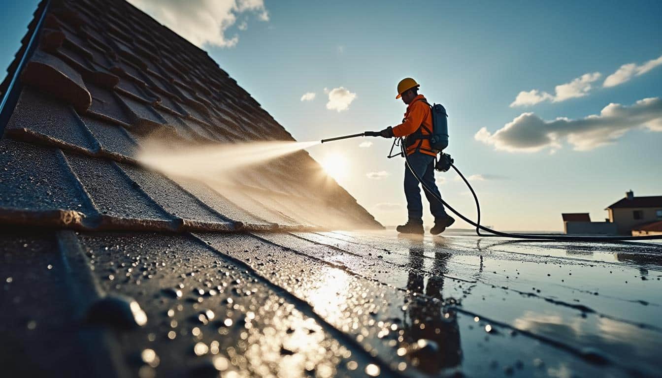 Illustration: Comprendre ce qu’est une lance de pulvérisation pour toiture et son rôle essentiel