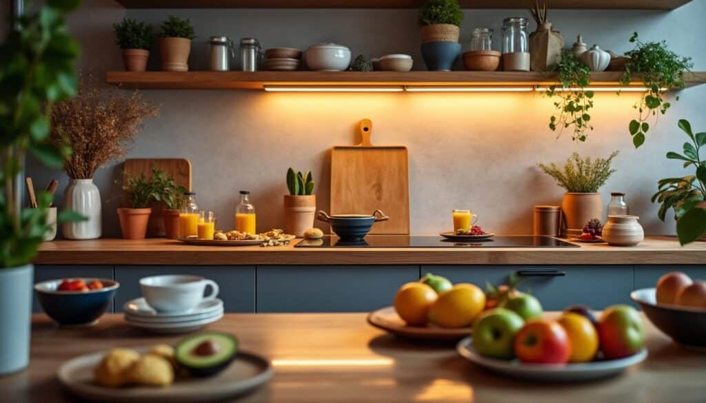 Applique murale pour la cuisine : éclairage pratique et design