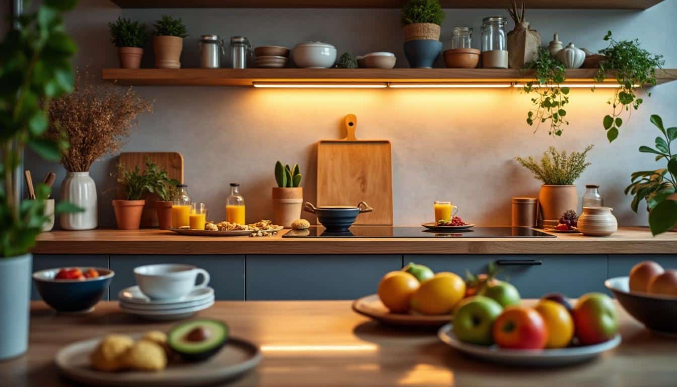 Applique murale pour la cuisine : éclairage pratique et design