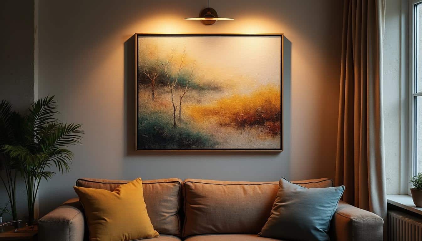 Applique murale pour tableau : éclairage idéal et design déco