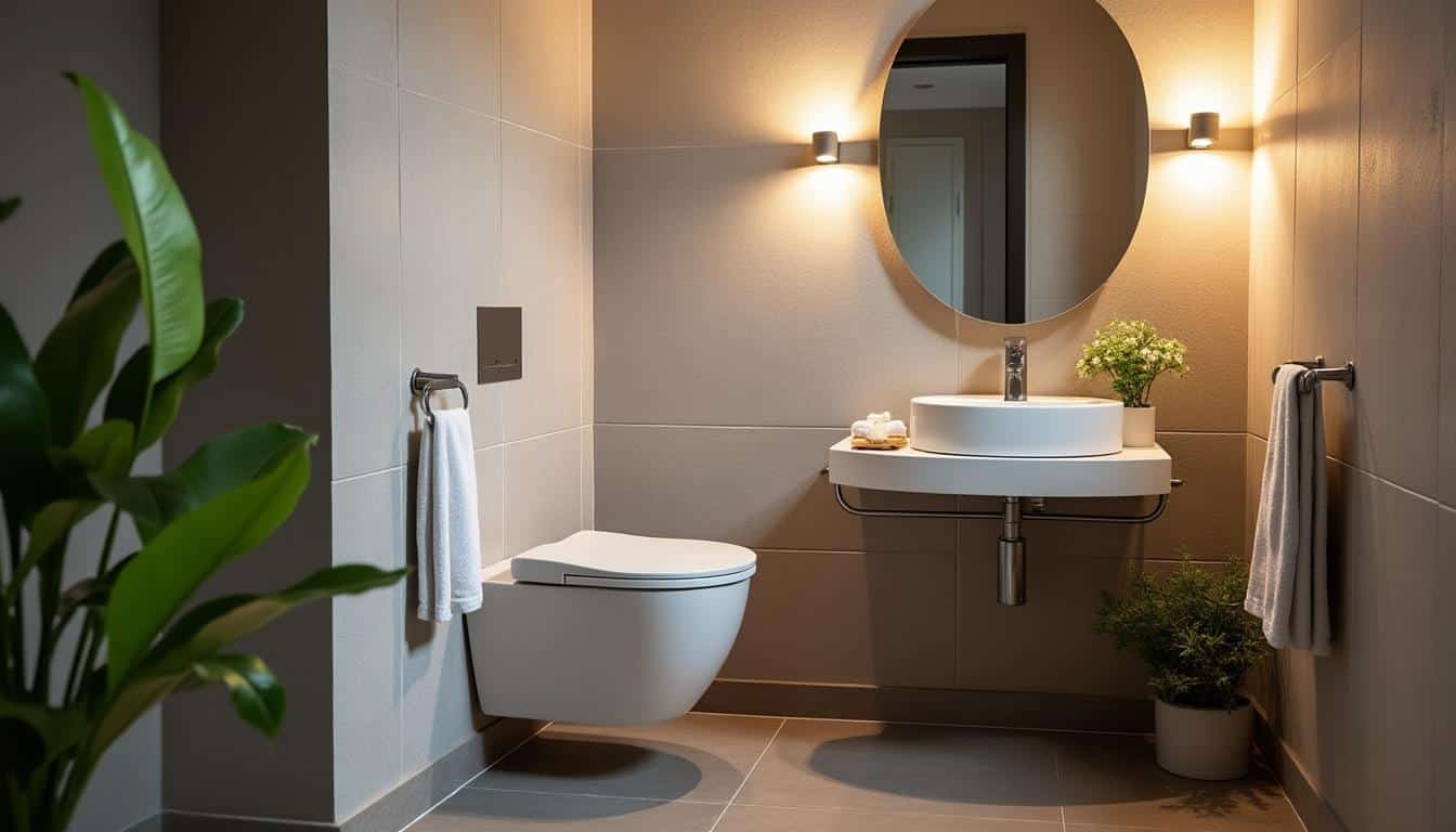 Illustration: Pourquoi opter pour une applique murale spécialement conçue pour les toilettes ?