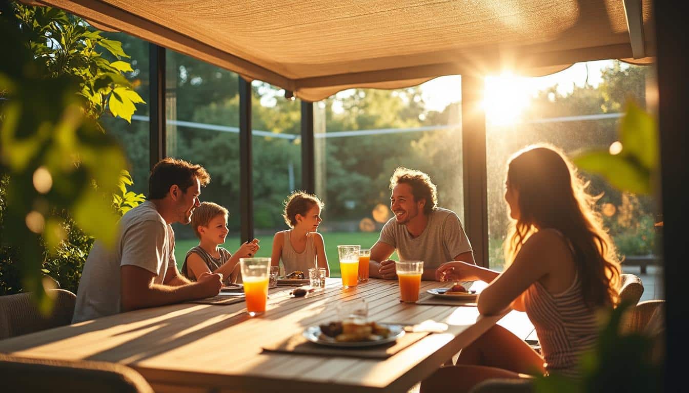 Illustration: Pourquoi installer un store sur la toiture de votre véranda ?