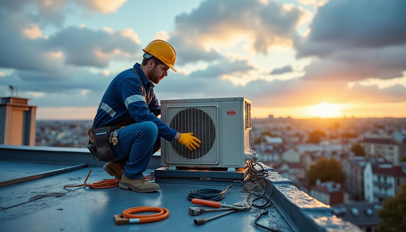 Clim sur le toit : solution pratique pour un confort thermique optimal