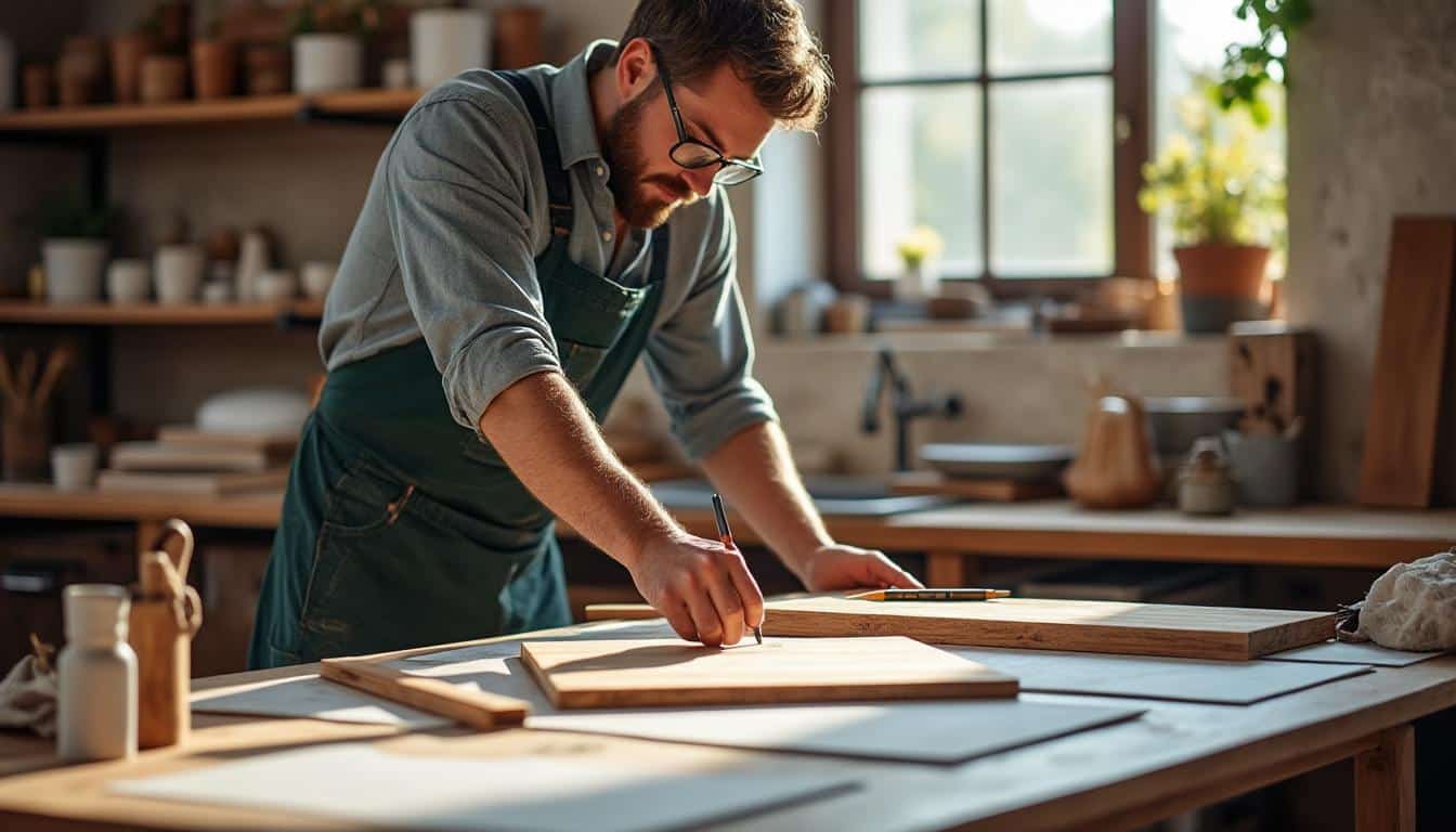 Illustration: Comprendre les matériaux et les enjeux pour bien découper un plan de travail