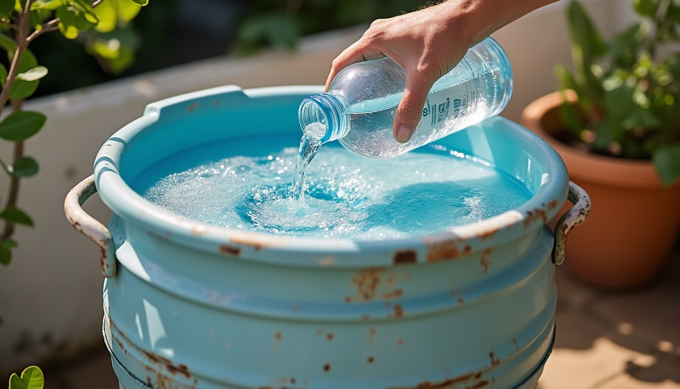 Dosage de l’eau de javel pour anti-mousse : guide pratique efficace