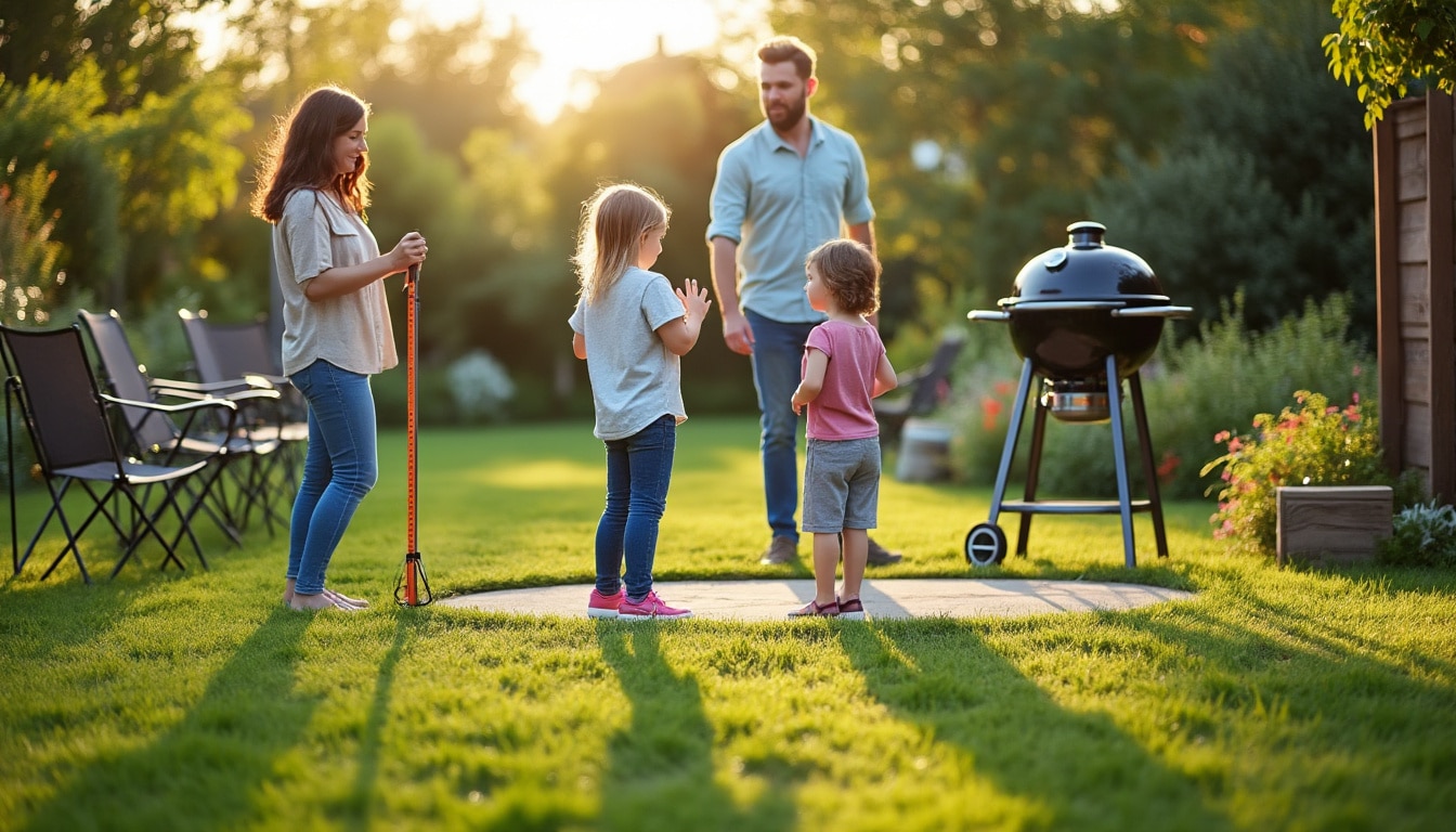 Illustration: Comment choisir la place idéale pour un coin grillade bbq sécurisé et accessible