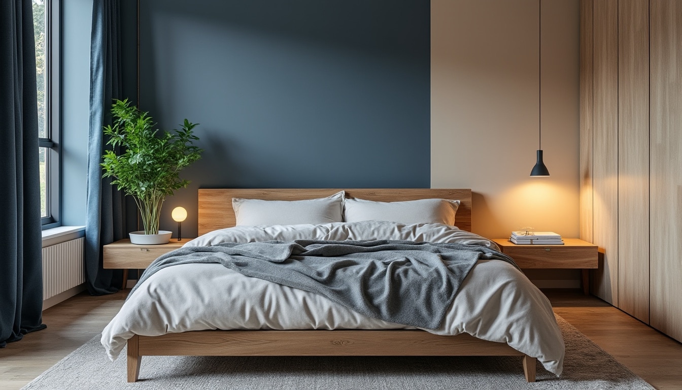 Peinture de chambre adulte 2 couleurs : astuces et idées déco