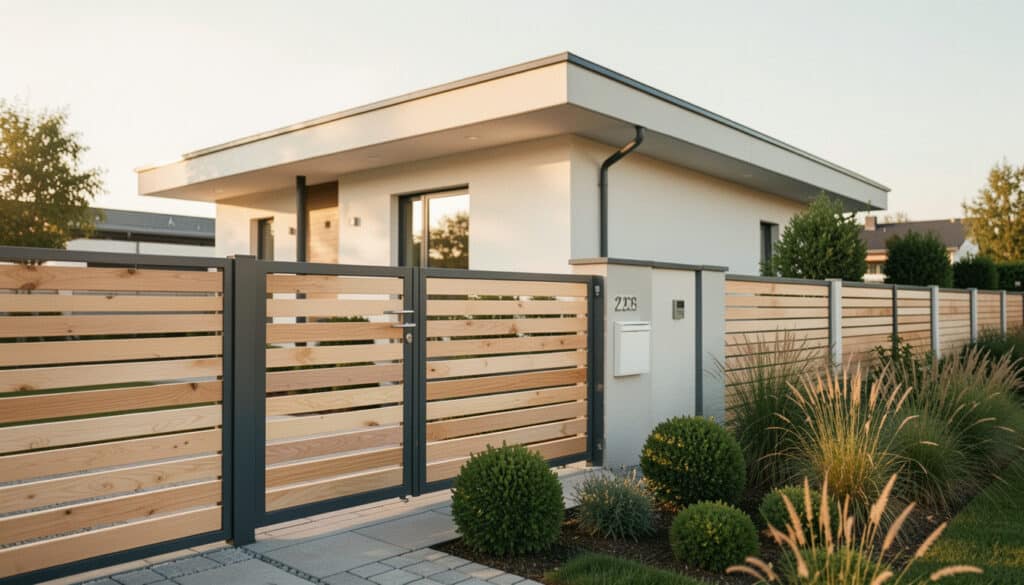 12 idées de clôture devant la maison pour bien choisir